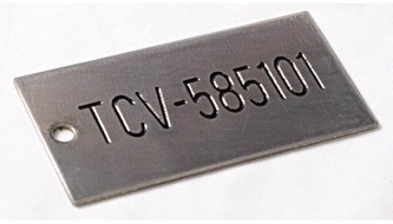 METAL OYMA - ASİT İNDİRME ETİKET